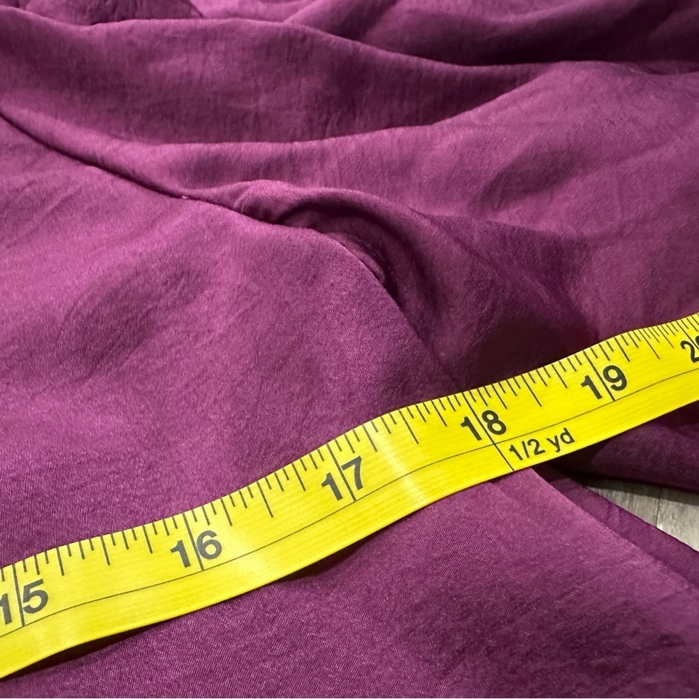 Entro Deep Purple V-Neck Blouse - Picture 5 of 6